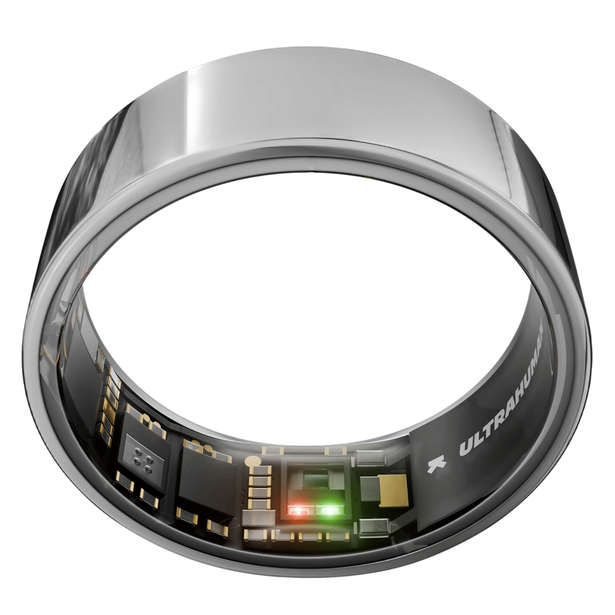 แหวนสุขภาพอัจฉริยะ ULTRAHUMAN RING AIR - SMART RING ติดตามการนอน วัดอัตราการเต้นหัวใจ (SPACE SILVER, NO.9)_1